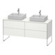 Duravit Meuble sous lavabo XSquare 160x54,8x77,8 cm, 4 tiroirs, st, No we s-mat-1