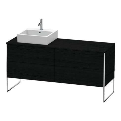 Duravit Meuble sous-lavabo XSquare 160x54,8x77,8cm, 4 tiroirs, st, B g, Ei sw