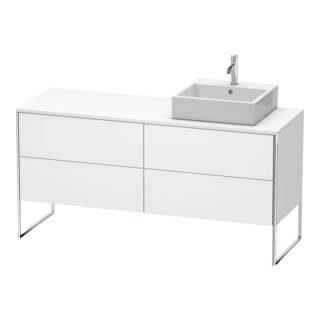 Duravit Meuble sous-lavabo XSquare 160x54,8x77,8cm, 4 tiroirs, st, B r, No w m