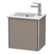 Duravit Meuble sous-lavabo XSquare 41x28,9x40 cm, suspendu, D. basalte mat