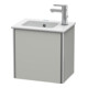 Duravit Meuble sous-lavabo XSquare 41x28,9x40 cm, suspendu, D. droite, béton mat