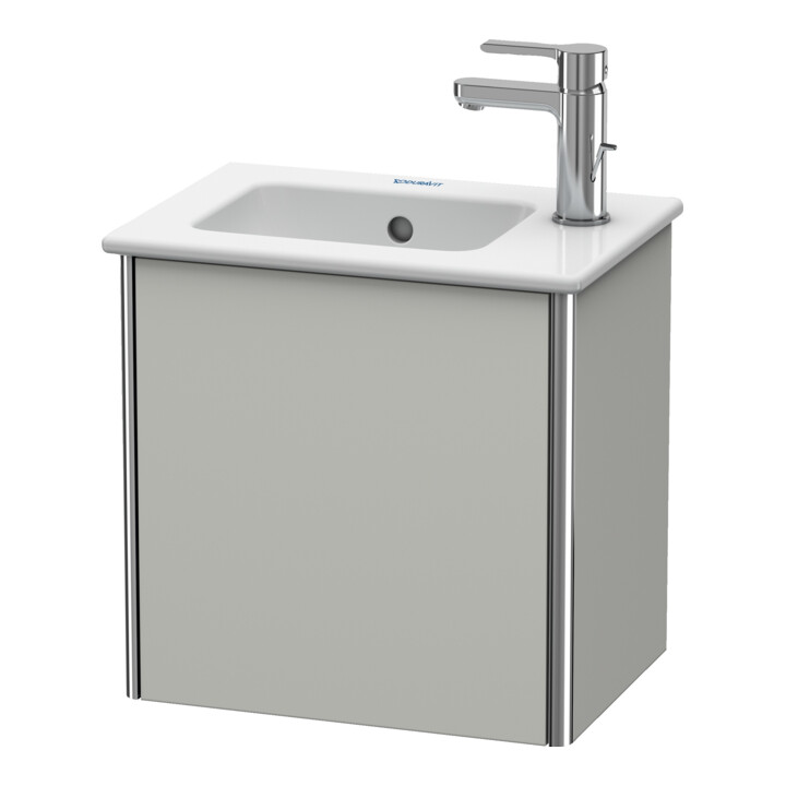 Duravit Meuble sous-lavabo XSquare 41x28,9x40 cm, suspendu, D. droite, béton mat