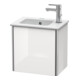 Duravit Meuble sous-lavabo XSquare 41x28,9x40 cm, suspendu, D. droite, blanc brillant