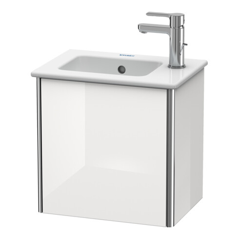Duravit Meuble sous-lavabo XSquare 41x28,9x40 cm, suspendu, D. droite, blanc brillant