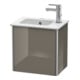 Duravit Meuble sous lavabo XSquare 41x28,9x40 cm, suspendu, Droit, brillant