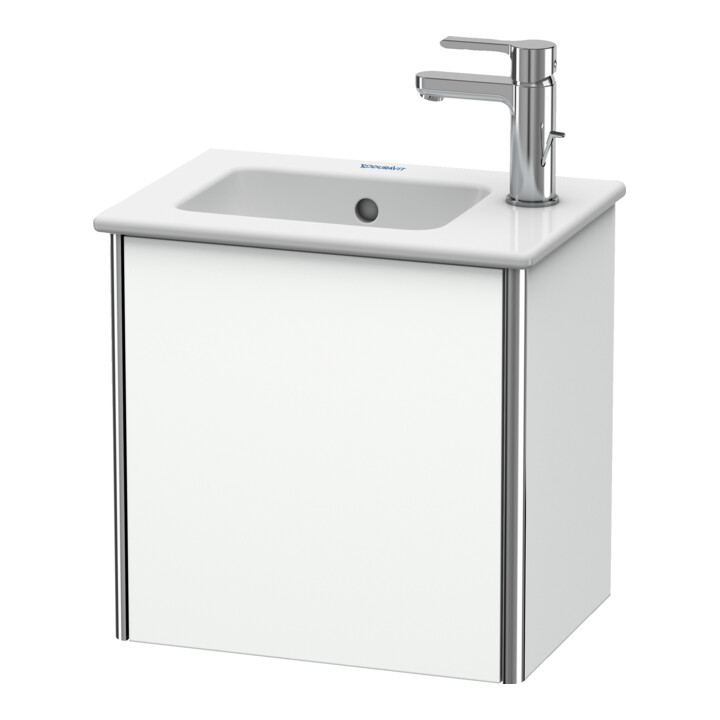 Duravit Meuble sous-lavabo XSquare 41x28,9x40 cm, suspendu, droite, blanc mat