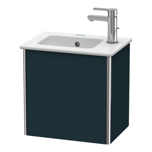 Duravit Meuble sous-lavabo XSquare 41x28,9x40 cm, suspendu, droite, bleu mat s-matt