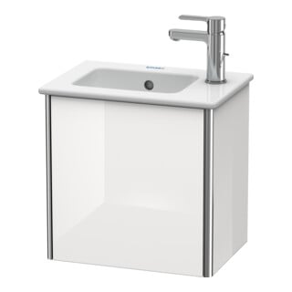Duravit Meuble sous lavabo XSquare 41x28,9x40 cm, suspendu, gauche, blanc mat s-matt