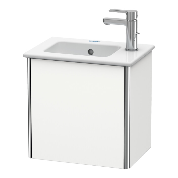 Duravit Meuble sous-lavabo XSquare 41x28,9x40 cm, suspendu, p. droite, blanc mat