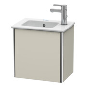 Duravit Meuble sous-lavabo XSquare 41x28,9x40 cm, suspendu, porte droite, taupe-5