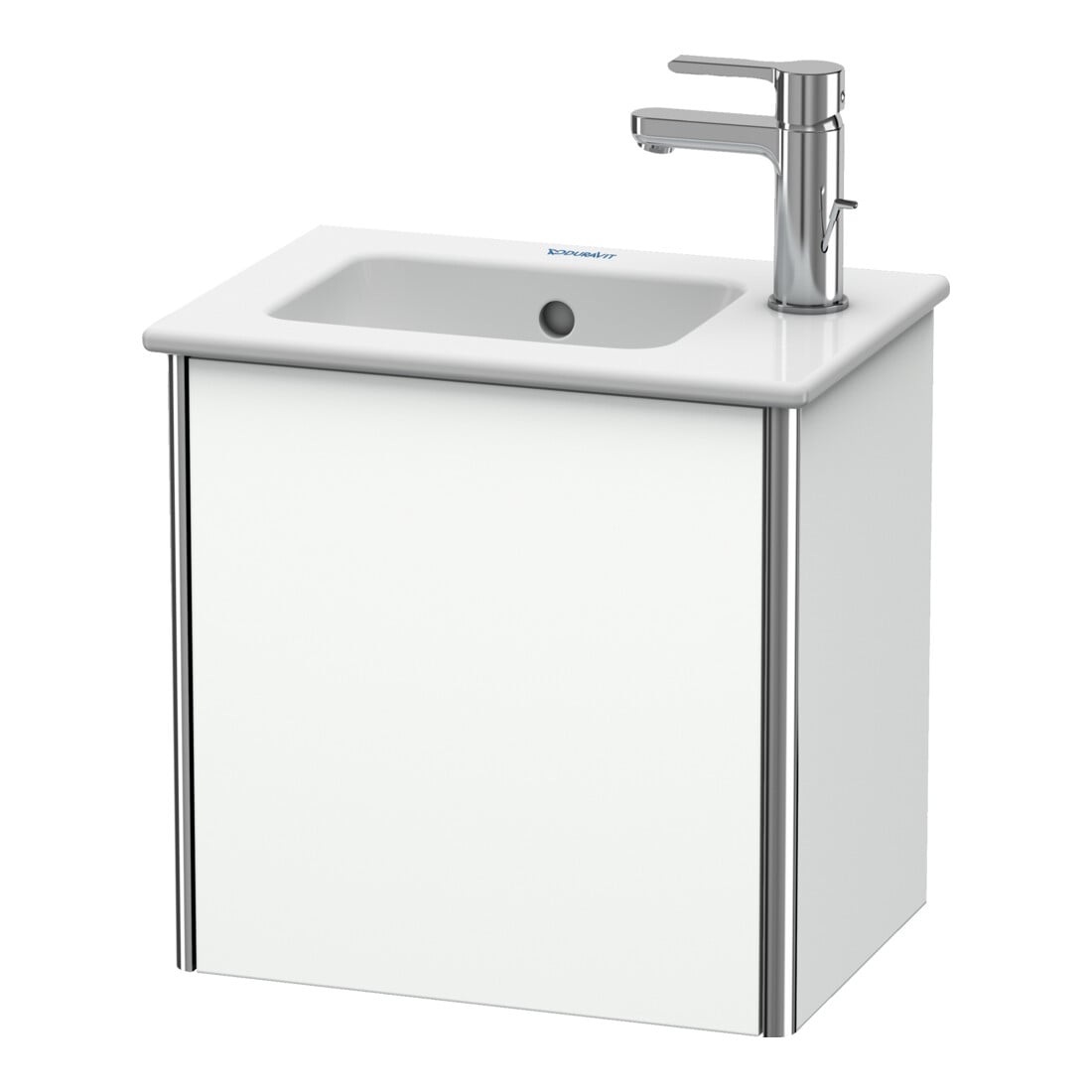 Duravit Meuble sous-lavabo XSquare 41x28,9x40 cm, suspendu, T. gauche, blanc mat