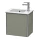 Duravit Meuble sous lavabo XSquare 41x28,9x40 cm, wd, T droite, gris pierre mat s-matt-5