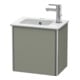 Duravit Meuble sous-lavabo XSquare 41x28,9x40 cm, wd, T g, gris pierre mat s-mat