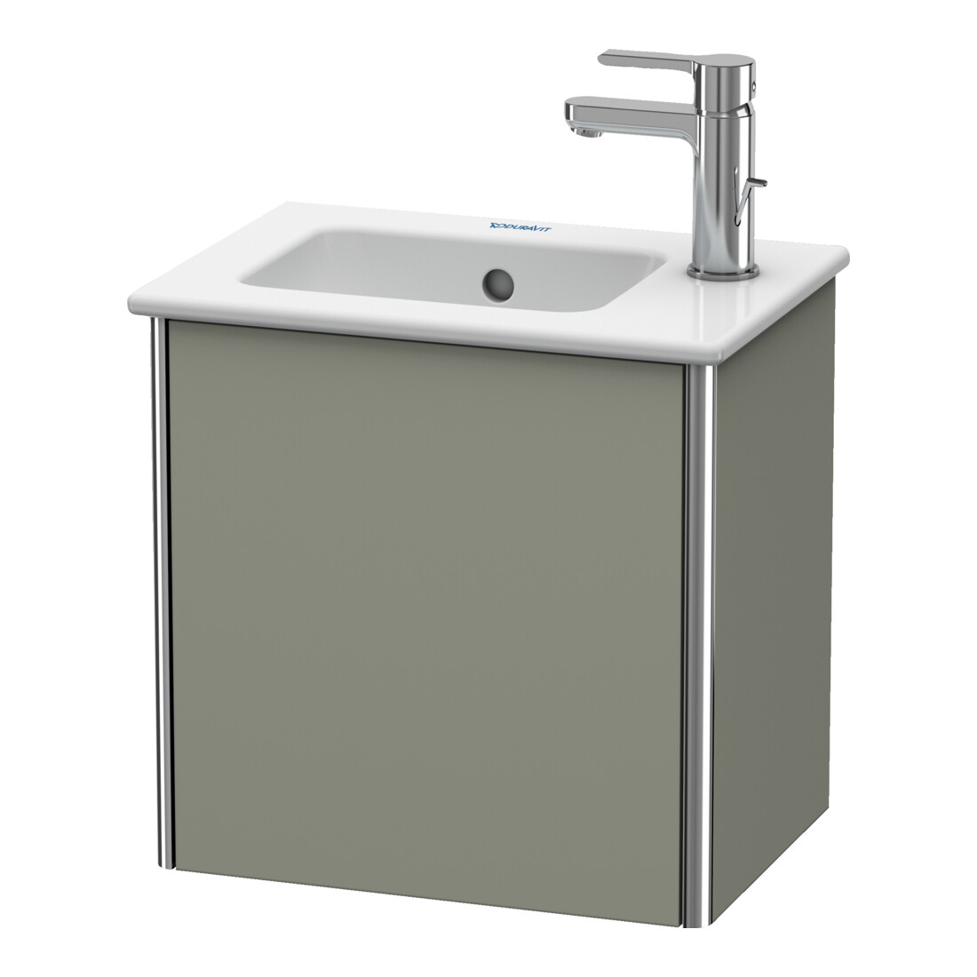 Duravit Meuble sous-lavabo XSquare 41x28,9x40 cm, wd, T g, gris pierre mat s-mat