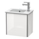Duravit Meuble sous-lavabo XSquare 41x28,9x40cm, suspendu, G., blanc supermat