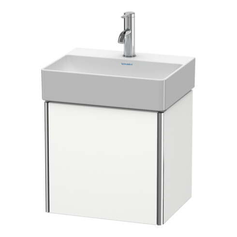 Duravit Meuble sous-lavabo XSquare 43,4x34x39,7 cm, bois, porte droite, blanc mat