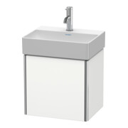 Duravit Meuble sous-lavabo XSquare 43,4x34x39,7 cm, bois, porte droite, blanc mat-2