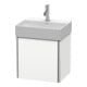 Duravit Meuble sous-lavabo XSquare 43,4x34x39,7 cm, bois, porte gauche, blanc mat