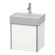 Duravit Meuble sous-lavabo XSquare 43,4x34x39,7 cm, bois, porte gauche, blanc mat-5