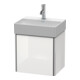 Duravit Meuble sous lavabo XSquare 43,4x34x39,7 cm, suspendu, porte droite, blanc brillant