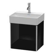 Duravit Meuble sous lavabo XSquare 43,4x34x39,7 cm, suspendu, porte droite, blanc brillant-2