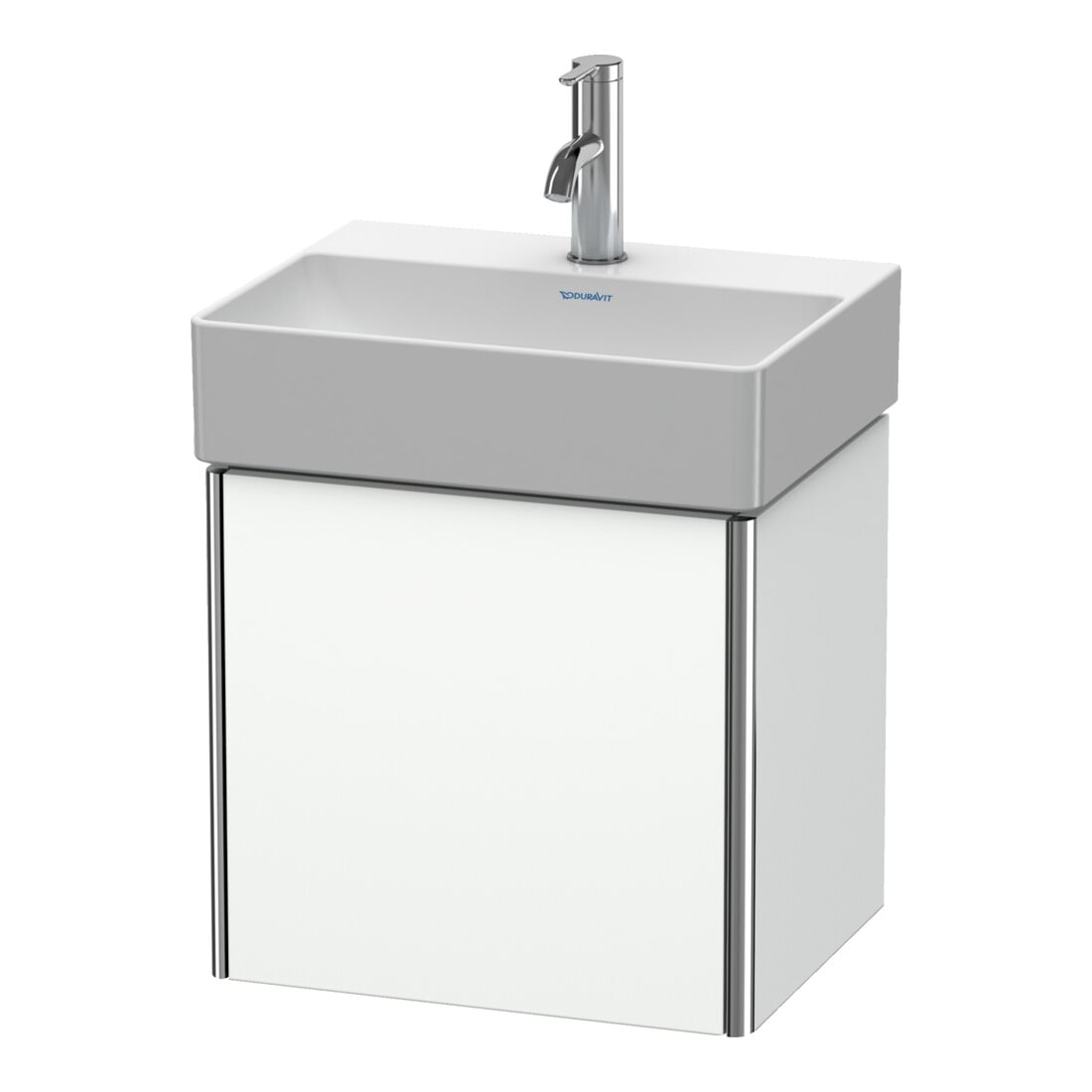 Duravit Meuble sous-lavabo XSquare 43,4x34x39,7 cm, suspendu, porte droite, blanc mat