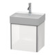 Duravit Meuble sous lavabo XSquare 43,4x34x39,7 cm, suspendu, porte droite, blanc mat