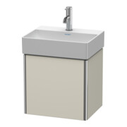 Duravit Meuble sous lavabo XSquare 43,4x34x39,7 cm, suspendu, porte gauche, taupe-2