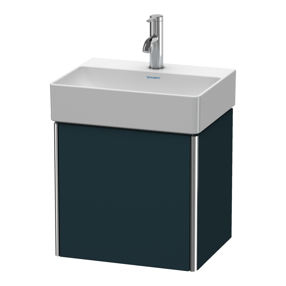 Duravit Meuble sous lavabo XSquare 43,4x34x39,7 cm, wd, porte droite, bleu mat s-matt