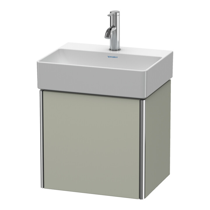 Duravit Meuble sous-lavabo XSquare 43,4x34x39,7 cm, wd, porte droite, Tau satiné