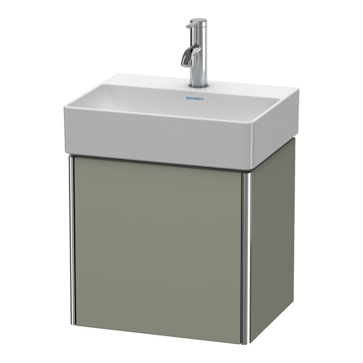 Duravit Meuble sous lavabo XSquare 43,4x34x39,7 cm, wd, porte G, st-g satiné mat