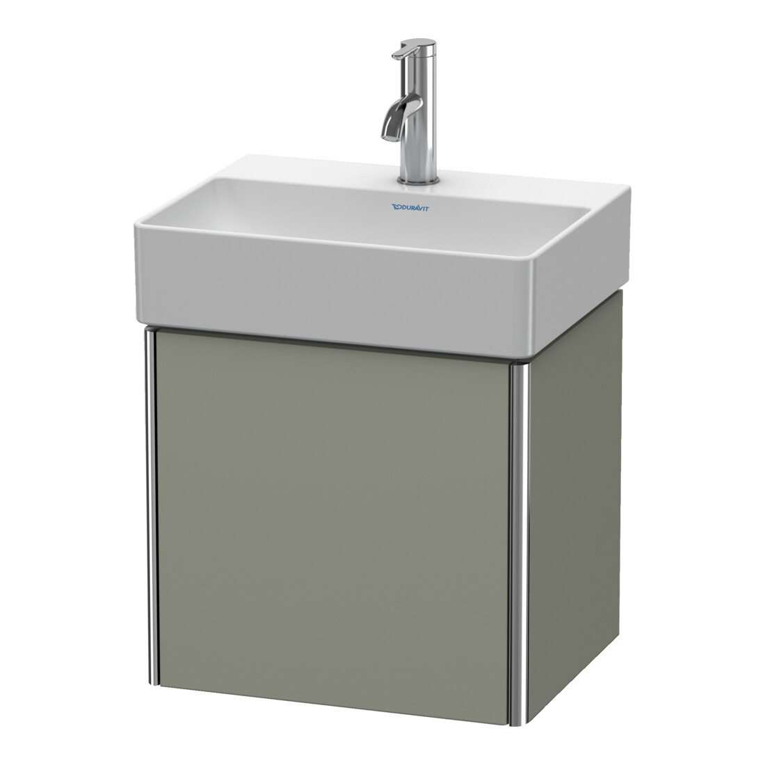 Duravit Meuble sous lavabo XSquare 43,4x34x39,7 cm, wd, porte G, st-g satiné mat