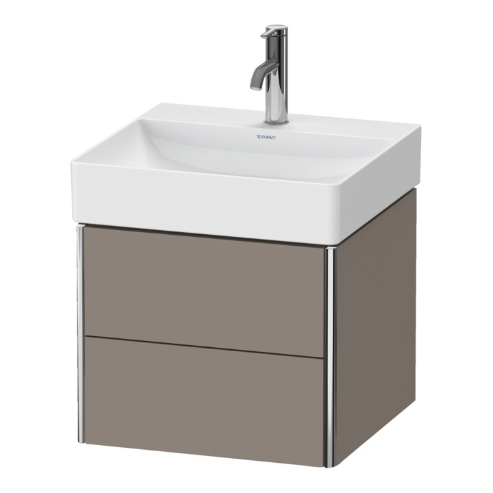 Duravit Meuble sous-lavabo XSquare 48,4x46x39,7 cm, 2 tiroirs, suspendu, basique