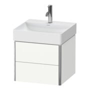 Duravit Meuble sous-lavabo XSquare 48,4x46x39,7 cm, 2 tiroirs, suspendu, blanc mat-2