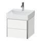 Duravit Meuble sous-lavabo XSquare 48,4x46x39,7 cm, 2 tiroirs, suspendu, Tau mat-1