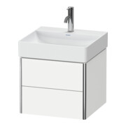 Duravit Meuble sous-lavabo XSquare 48,4x46x39,7 cm, 2 tiroirs, suspendu, Tau mat-1