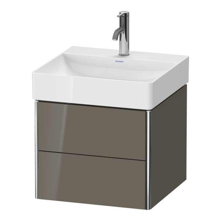 Duravit Meuble sous-lavabo XSquare 48,4x46x39,7 cm, 2 tiroirs, wd, face hgl