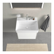 Duravit Meuble sous lavabo XSquare 58,4x46 cm, blanc mat, 2 tiroirs, suspendu-5