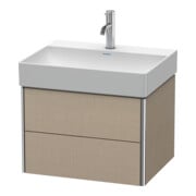 Duravit Meuble sous lavabo XSquare 58,4x46 cm, blanc mat, 2 tiroirs, suspendu-2