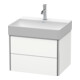 Duravit Meuble sous lavabo XSquare 58,4x46 cm, blanc mat, 2 tiroirs, suspendu-2