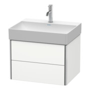 Duravit Meuble sous lavabo XSquare 58,4x46 cm, blanc mat, 2 tiroirs, suspendu-2