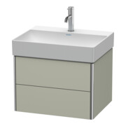 Duravit Meuble sous-lavabo XSquare 58,4x46 cm, Tau mat, 2 tiroirs, suspendu-2