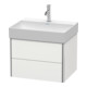 Duravit Meuble sous-lavabo XSquare 58,4x46cm, Noir mat, 2 tiroirs, suspendu-4