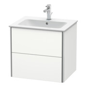 Duravit Meuble sous lavabo XSquare 61x47,8 cm, blanc mat, 2 tiroirs, suspendu-2