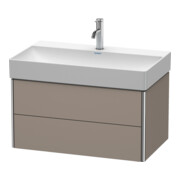 Duravit Meuble sous lavabo XSquare 78,4x46 cm, bas, 2 tiroirs, suspendu-2