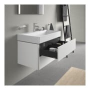 Duravit Meuble sous lavabo XSquare 78,4x46 cm, blanc mat, 2 tiroirs, suspendu-4