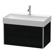 Duravit Meuble sous lavabo XSquare 78,4x46cm, blanc œuf, 2 tiroirs, suspendu