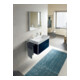 Duravit Meuble sous-lavabo XSquare 78,4x46cm, bleu mat, 2 tiroirs, suspendu