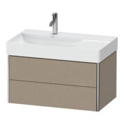 Duravit Meuble sous-lavabo XSquare 78,4x46x39,7 cm, 2 tiroirs, B gauche, suspendu, lei-2