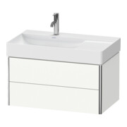 Duravit Meuble sous lavabo XSquare 78,4x46x39,7 cm, 2 tiroirs, blanc mat-2